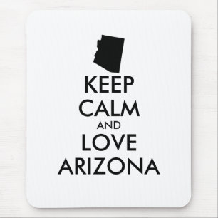 Mousepad Arizona personalizável MANTER CALM e AMOR