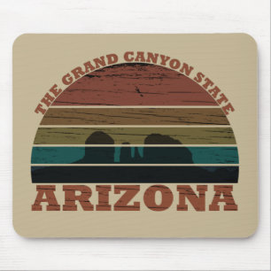 Mousepad Arizona sedona Grand canyon — retro paisagístico
