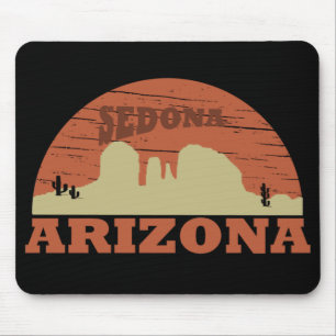 Mousepad arizona sedona vintage pôr do sol paisagem az