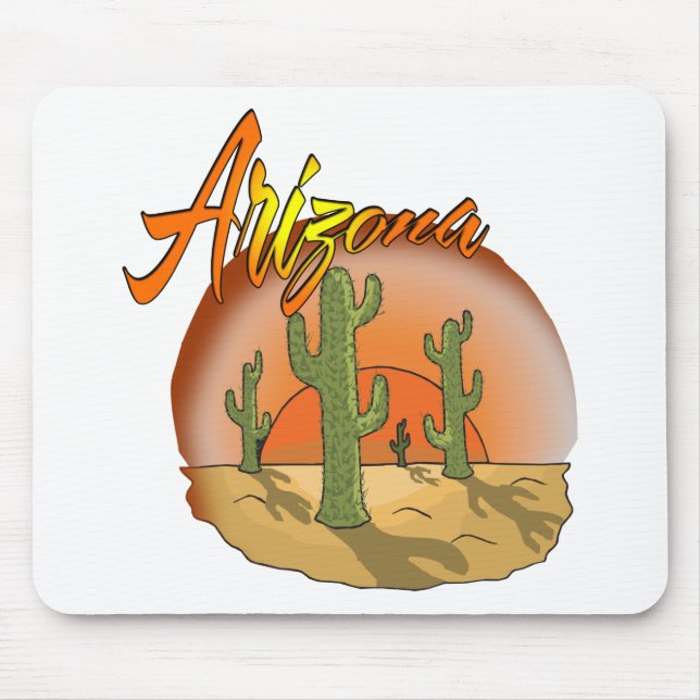 Mousepad ARIZONA Sunset Cactus (Frente)