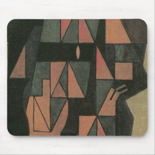 Mousepad Arlequim por Juan Gris, Arte Cubista Vintage