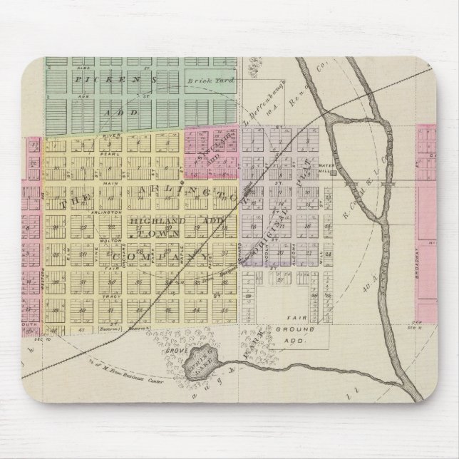 Mousepad Arlington, Kansas (Frente)