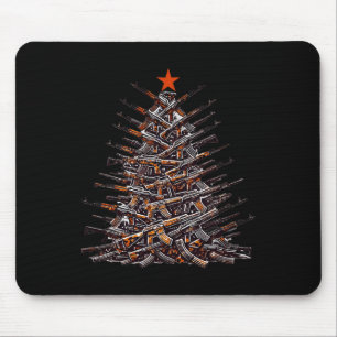 Mousepad Arma Árvore De Natal Engraçado Xmas 2024 Oferece P