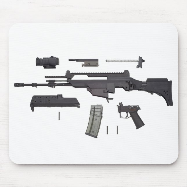Mousepad Arma automática G36 (Frente)