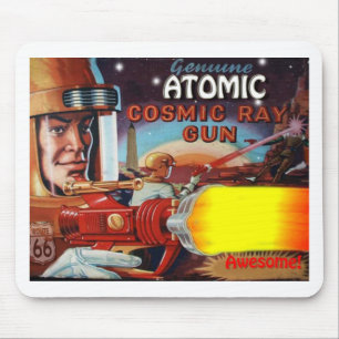 Mousepad arma de raio atômica do homem do espaço