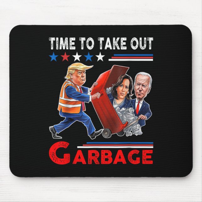 Mousepad Arma Fofa Para Trump 2024 - Hora de Tirar a Arma (Frente)