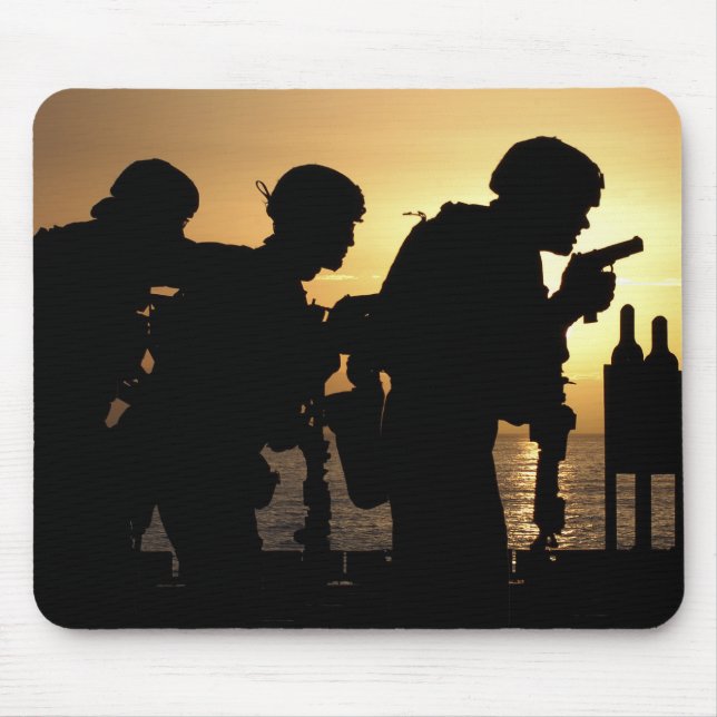 Mousepad Armadores de fuzileiros navais disparam 9mm (Frente)