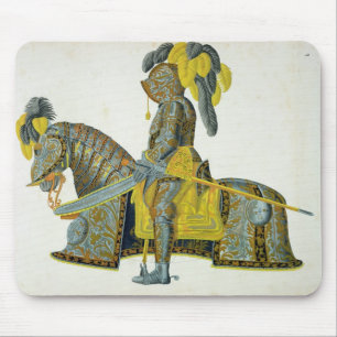 Mousepad Armadura vestida pelo cristão do eleitorado mim,