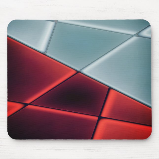 Mousepad Armários vermelhos a cinzentos com opção de mudar. (Frente)