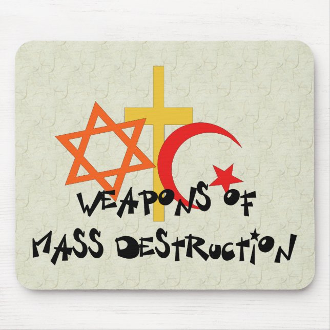 Mousepad Armas de destruição maciça (Frente)