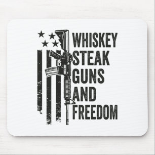 Mousepad Armas E Liberdade De Whiskey Steak - Gri De Churra