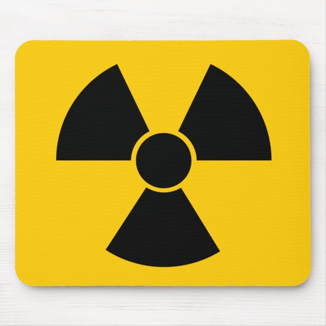 Mousepad Armas nucleares pretas (Frente)