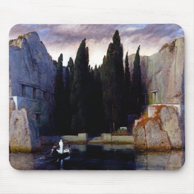 Mousepad Arnold Bocklin Ilha do Morto (Frente)