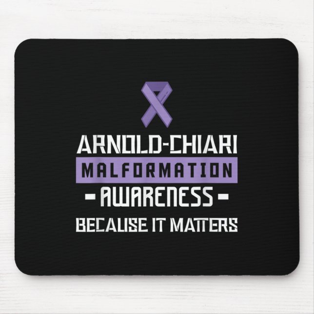 Mousepad Arnold Chiari Malformation Warrior S Consciência (Frente)