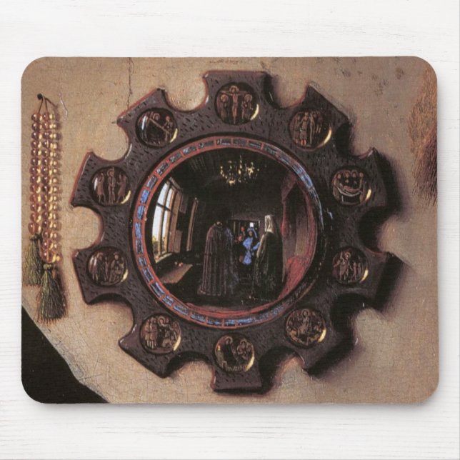 Mousepad Arnolfini e retrato da esposa (detalhe) (Frente)