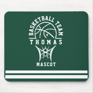 Mousepad Aro Mini Basquete Personalizado com Nome do Jogado