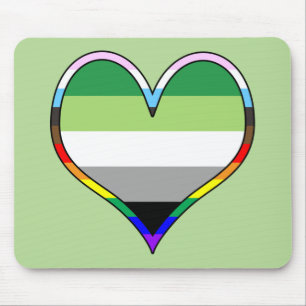 Mousepad Aro Pride Heart