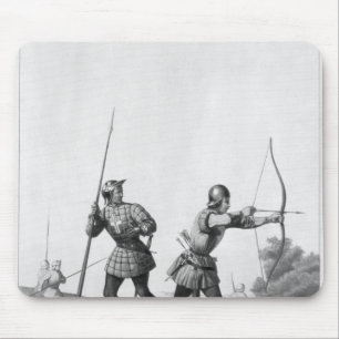 Mousepad Arqueiros livres durante o reino de Louis XI