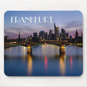 Mousepad Arquitectura da cidade de Francoforte Alemanha