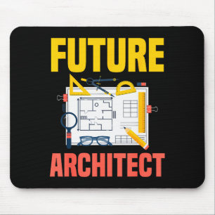 Mousepad Arquiteto Futuro Arquitetura Divertida Arquiteto