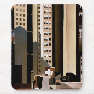 Mousepad Arquitetura Antiga, Arranha-céus por Sheeler, 1922