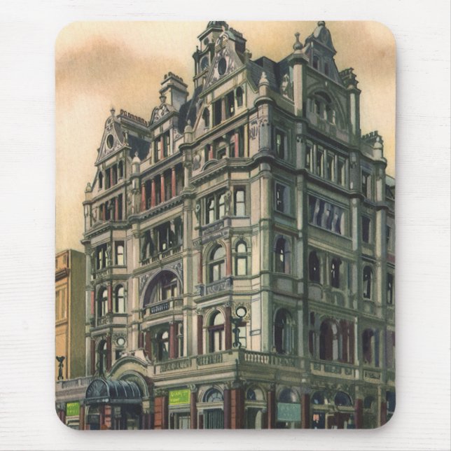 Mousepad Arquitetura Antiga Hotel Queens Leicester Square (Frente)