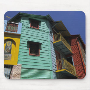 Mousepad Arquitetura colorida do bairro La Boca