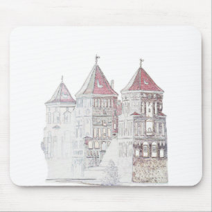Mousepad Arquitetura do Castelo Mir da Bielorrússia