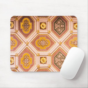 Mousepad Arquitetura Húngara Amarela Rosa