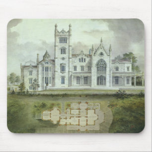 Mousepad Arquitetura Vintage, Planos de Chateau Franceses
