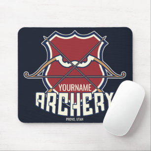 Mousepad Arquivamento de NOME Personalizado Seta de Arco Re