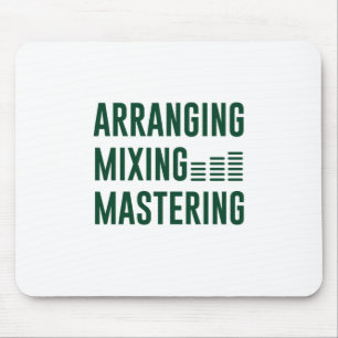 Mousepad Arranjo de Música Misturando o Mastering