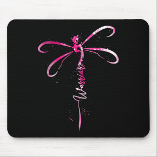 Mousepad Arrasto de conscientização do Cancer do Guerreiro