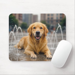 Mousepad Arrefecimento do ouro no receptáculo de abertura