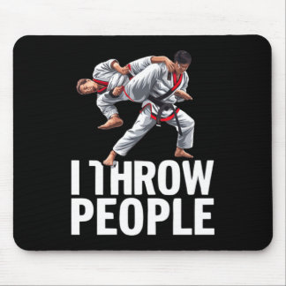 Mousepad Arremesso Pessoas Artes Marciais Caratê Yudo Engra
