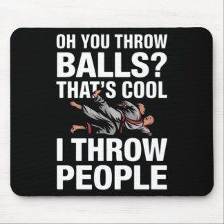 Mousepad Arremesso Pessoas Artes Marciais Karatê Yudo Engra