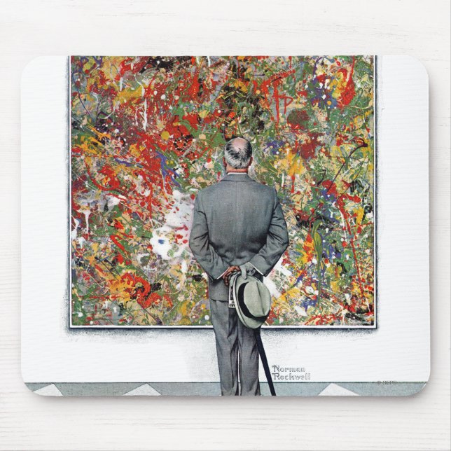 Mousepad Art Connoisseur de Norman Rockwell (Frente)