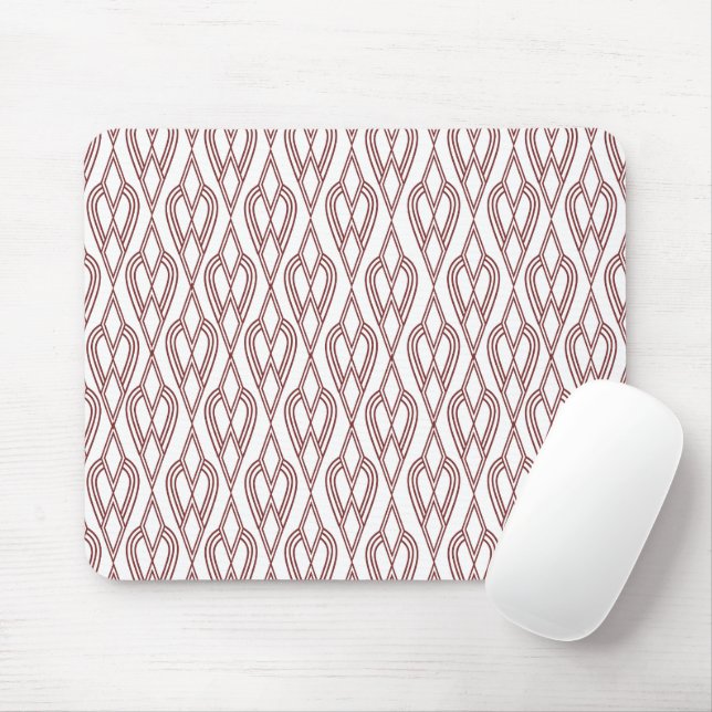 Mousepad Art Deco Flowerbeds (Com mouse)