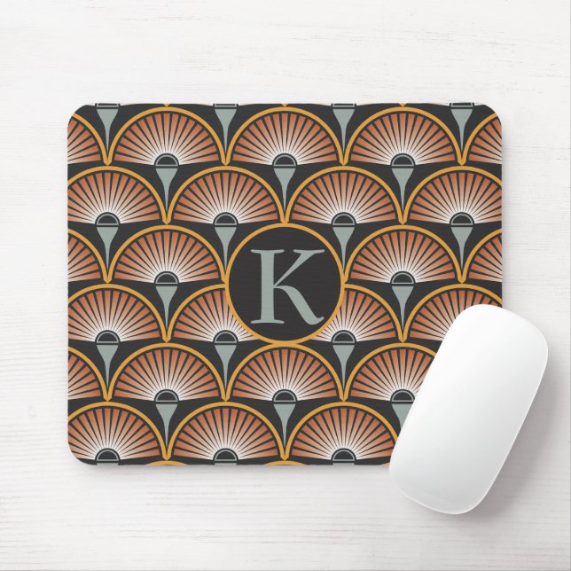 Mousepad Art Deco Jazz Age Sunset Jukebox (Com mouse)