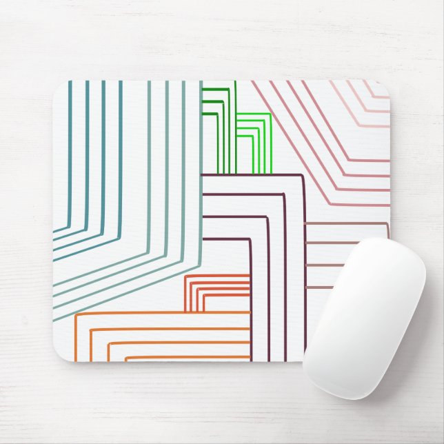 Mousepad Art Deco Lines (Com mouse)