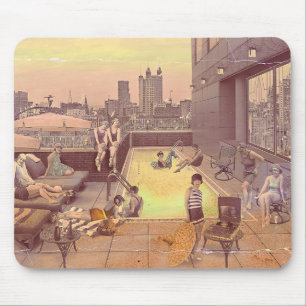 Mousepad Art Déco Rooftop Chillout