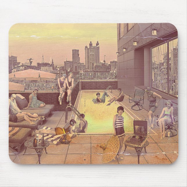 Mousepad Art Déco Rooftop Chillout (Frente)