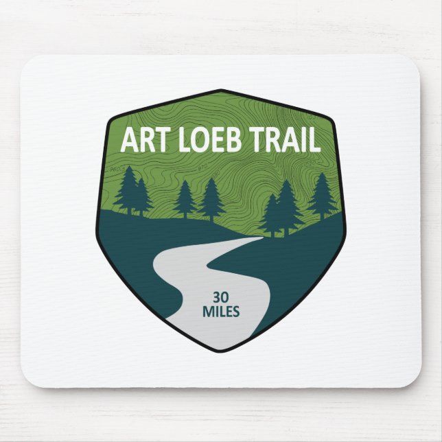 Mousepad Art Loeb Trail Carolina do Norte (Frente)