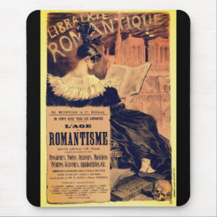 Mousepad Art nouveau livraria romântica eugene grasset
