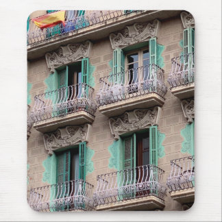 Mousepad Art Nouveau Windows - Barcelona, Espanha