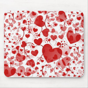 Mousepad ARTE 7 do teste padrão do CORAÇÃO