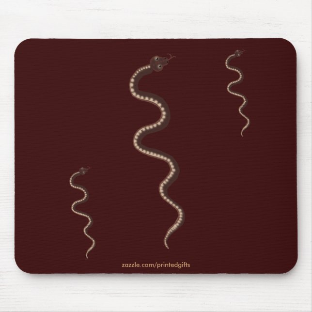 Mousepad Arte Aboriginal do Deserto Cobra (Frente)