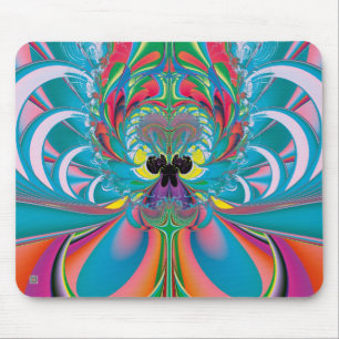 Mousepad Arte Abstrata Borboleta de Verão