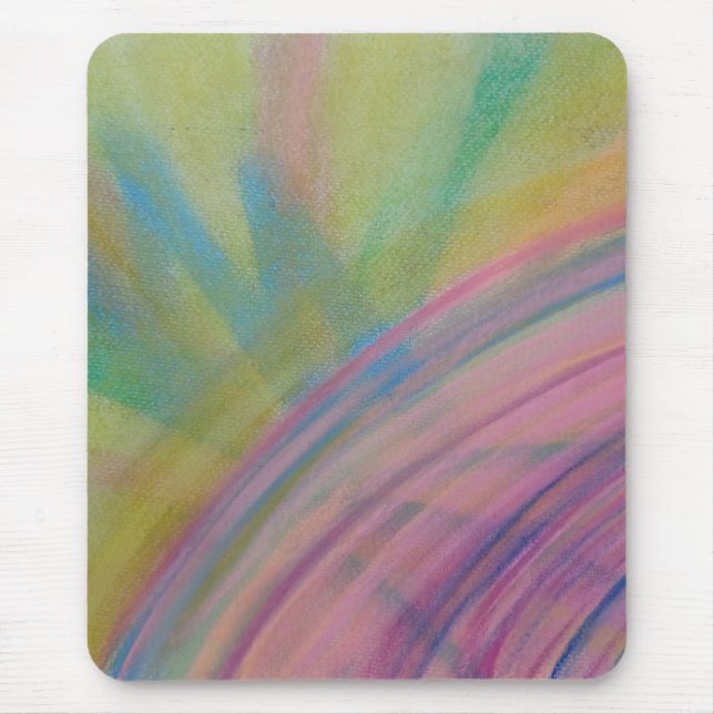 Mousepad Arte abstrata colorida única P9 (Frente)