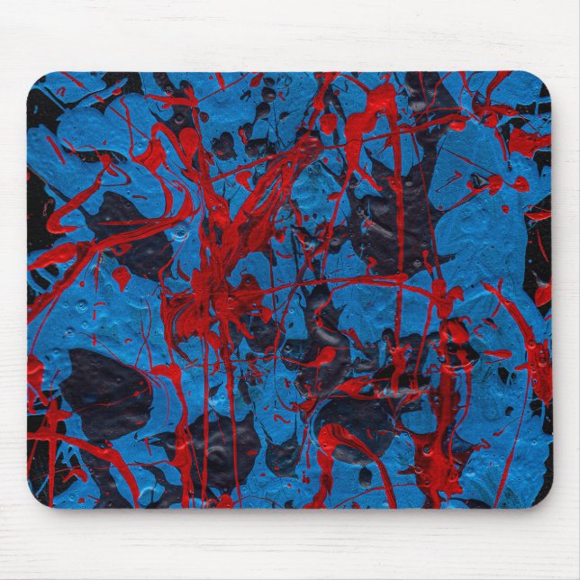 Mousepad Arte Abstrata Contemporânea: Elétrica (Frente)